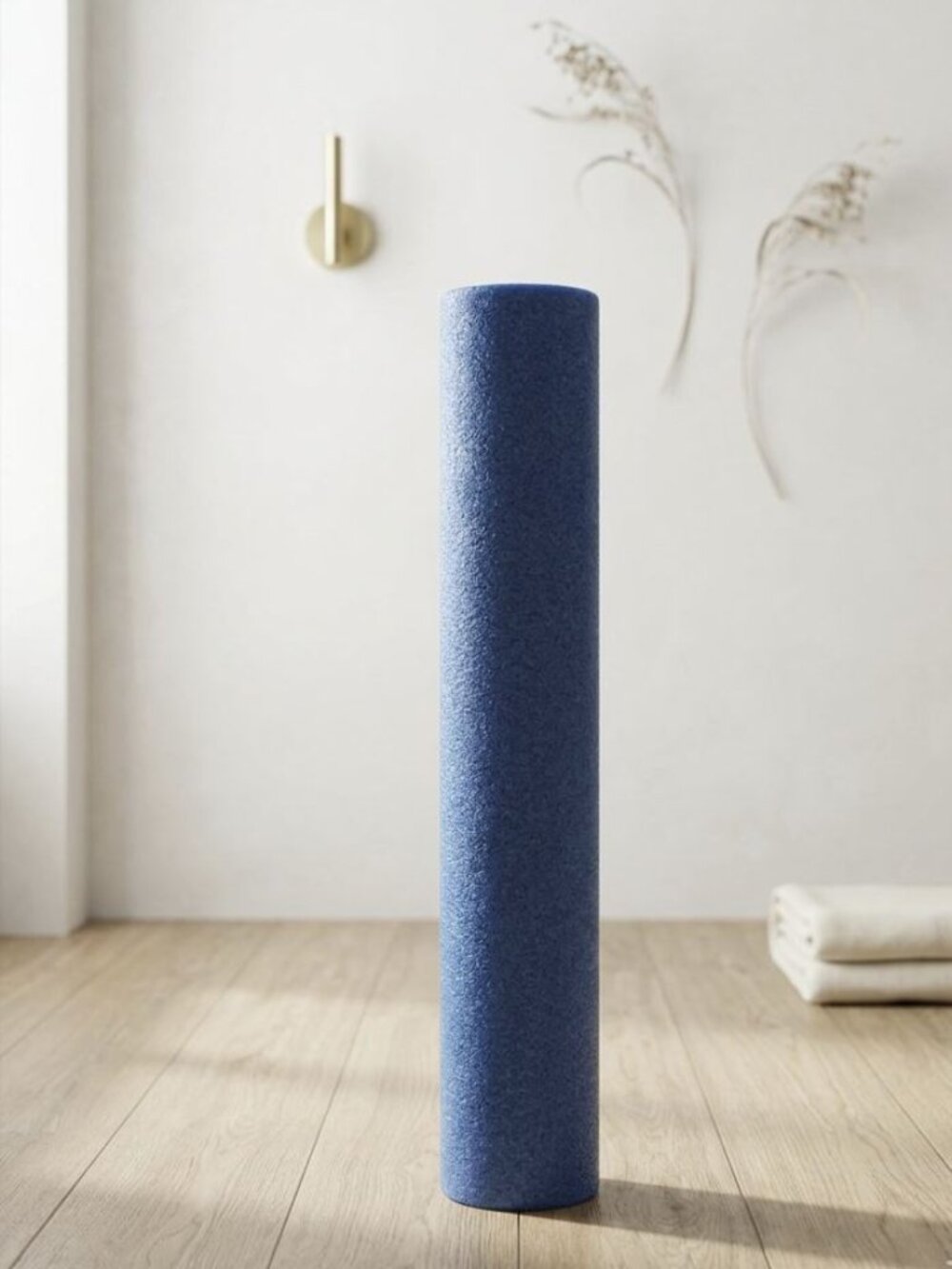 High-Density Yoga Foam Roller Column - Vibrant Royal Blue